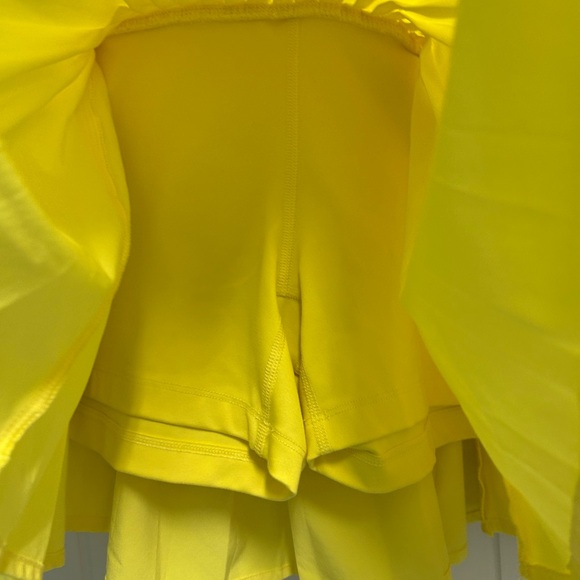 All in Motion White and Yellow Skater Skirt Set - Picture 5 of 6